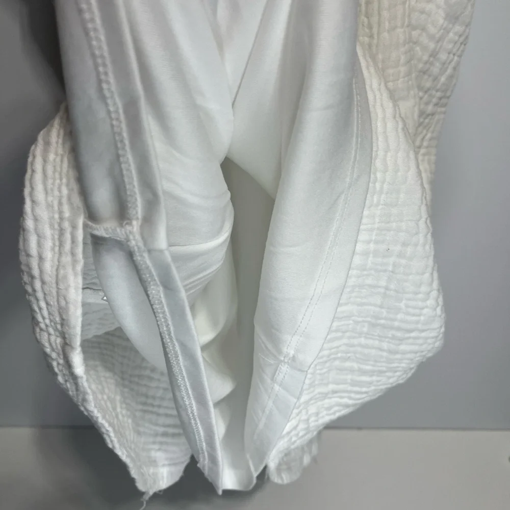Copper Key White Wrap-Style Gauze Muslin Cotton Cami Dress Girls Size 6